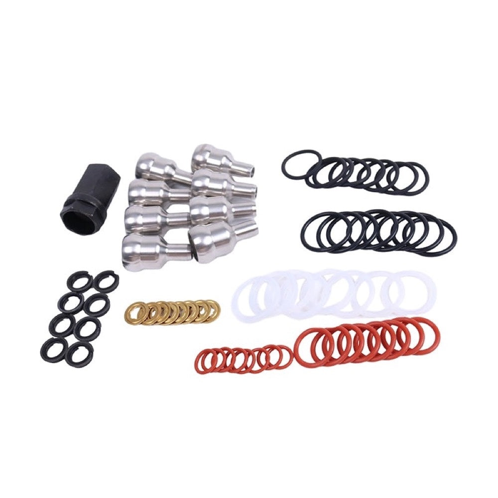 Oil Rail Leak Repair Kit Tool O-Rings & Injector Seal compatible with Ford 6.0L Powerstroke 2003-2007