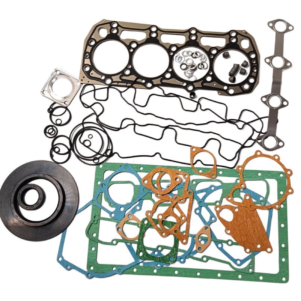 Overhaul Gasket Kit for use with Shibaura Engine N844 N844L N844T N844LT New Holland L170 LS170 L175 LS175 L215 L218 L220 LX665 CASE SR160 SR175 SV185 Loader