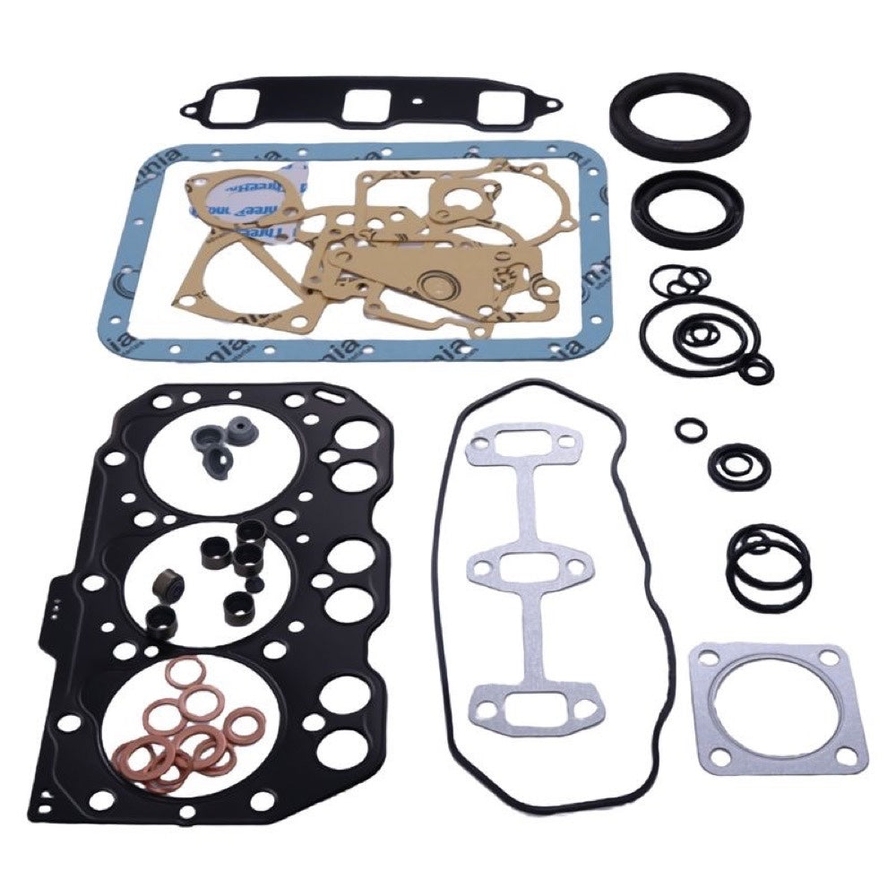Overhaul Gasket Kit for use with Yanmar 3TNE74 3TN74E Komatsu 3D74E-3 Engine