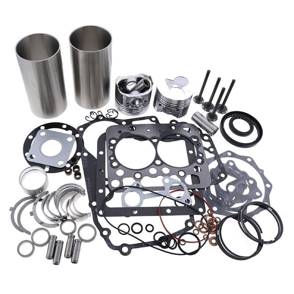 Overhaul Rebuild Kit fits Kubota Engine Z482 Tractor T1600H BX1850D B7410D Excavator K008-3 U15