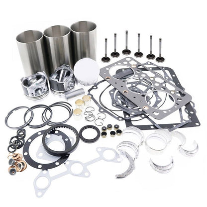 Overhaul Rebuild Kit suitable for Yanmar Engine 3TNV82 3TNV82A 3TNV82A-QTB1 Excavator VIO30 VIO27 B3 Tractor EG224