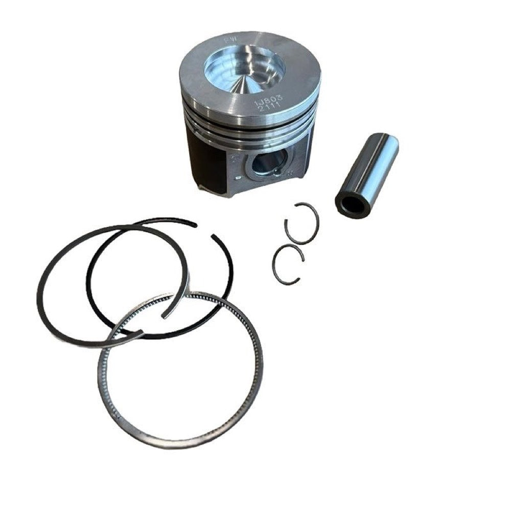 Piston and Rings compatible 1J803-21110 compatible with Kubota Engine D1703 D1803 V2203 V2403 Tractor L6060HSTC MX5400HSTC MX6000HSTC L5460HST MX5200H M5660SUHD M62 Excavator KX040-4