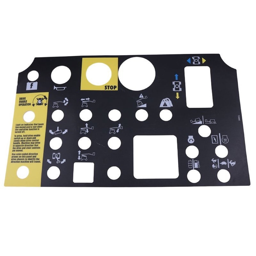 Platform Control Panel Decal 72095GT 72095 compatible with Genie Boom Lift Z-34/22 IC
