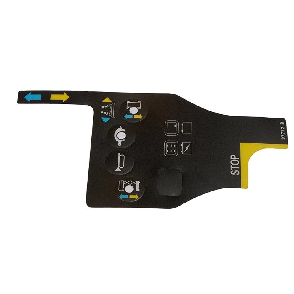 Play Control Box Overlay Decal 97772 97772GT fits Genie GR-12 GR-15 GR-20 GS-1530 GS-1930 GS-2032 GS-3232 QS-12R QS-15R QS-20R