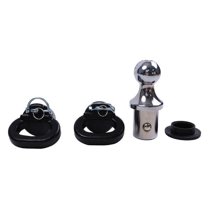 Puck System 2-5/16" Gooseneck Ball and Safety Chain Anchor Kit 60618 82216057AC fits Ram Pickup Truck 2500 3500 2013-2023
