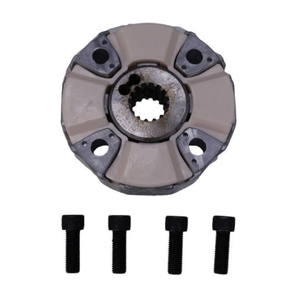 Pump Coupling Assembly FYB00000114 With Hub suitable for John Deere Engine 6068 Excavator 200CLC 225CLC 180 220DW 250GLC 270CLC 190DW