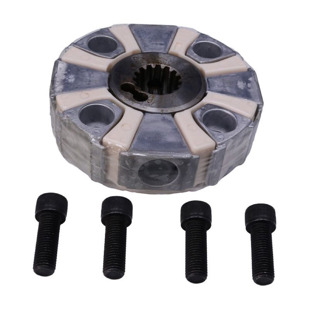 Pump Coupling Assembly FYB00000114 With Hub suitable for John Deere Engine 6068 Excavator 200CLC 225CLC 180 220DW 250GLC 270CLC 190DW