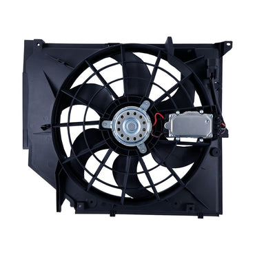 Radiator Cooling Fan Assembly 17117525508 17117561757 for use with BMW 323Ci 323i 323is 325Ci 325i 325xi 328Ci 328i 328is 330Ci 330i 330xi 1999-2006
