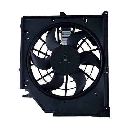 Radiator Cooling Fan Assembly 17117525508 17117561757 for use with BMW 323Ci 323i 323is 325Ci 325i 325xi 328Ci 328i 328is 330Ci 330i 330xi 1999-2006