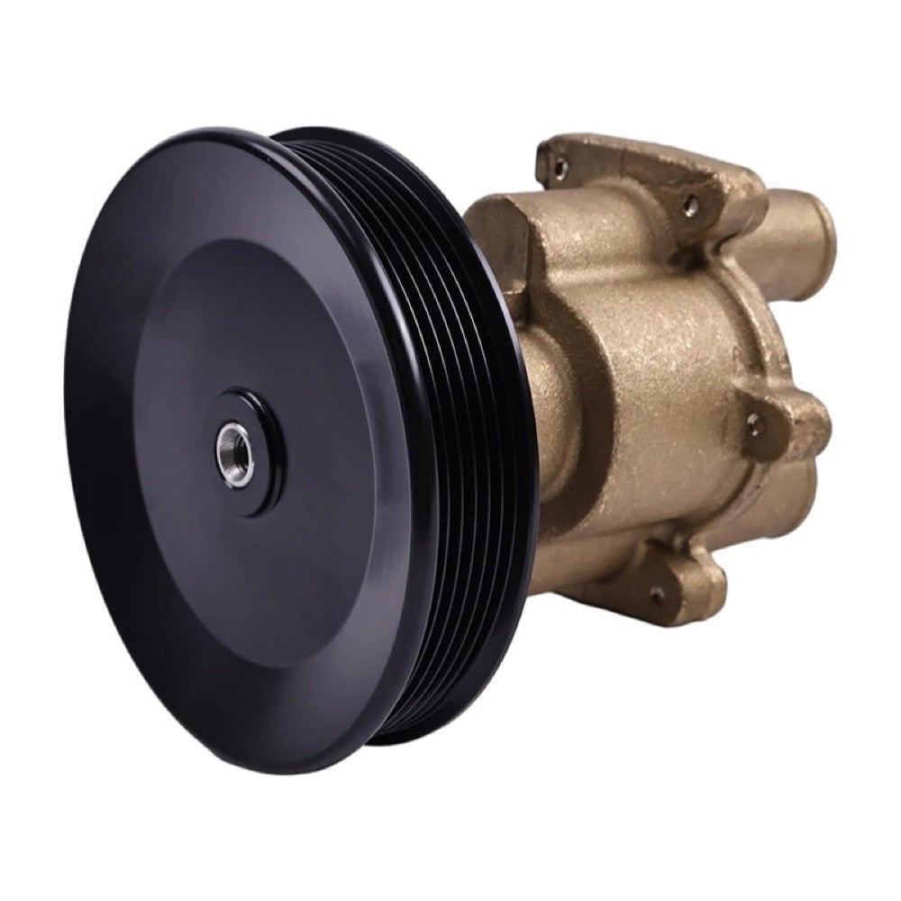 Raw Sea Water Pump with Pulley 46-8M0118067 46-862914T10 468M0122655 fits Mercury Mercruiser Engine 4.3L 5.0L 5.7L 6.2L 350 357 383 MAG MPI