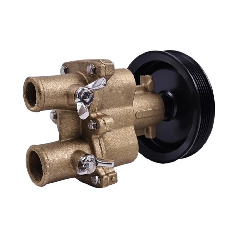 Raw Sea Water Pump with Pulley 46-8M0118067 46-862914T10 468M0122655 fits Mercury Mercruiser Engine 4.3L 5.0L 5.7L 6.2L 350 357 383 MAG MPI