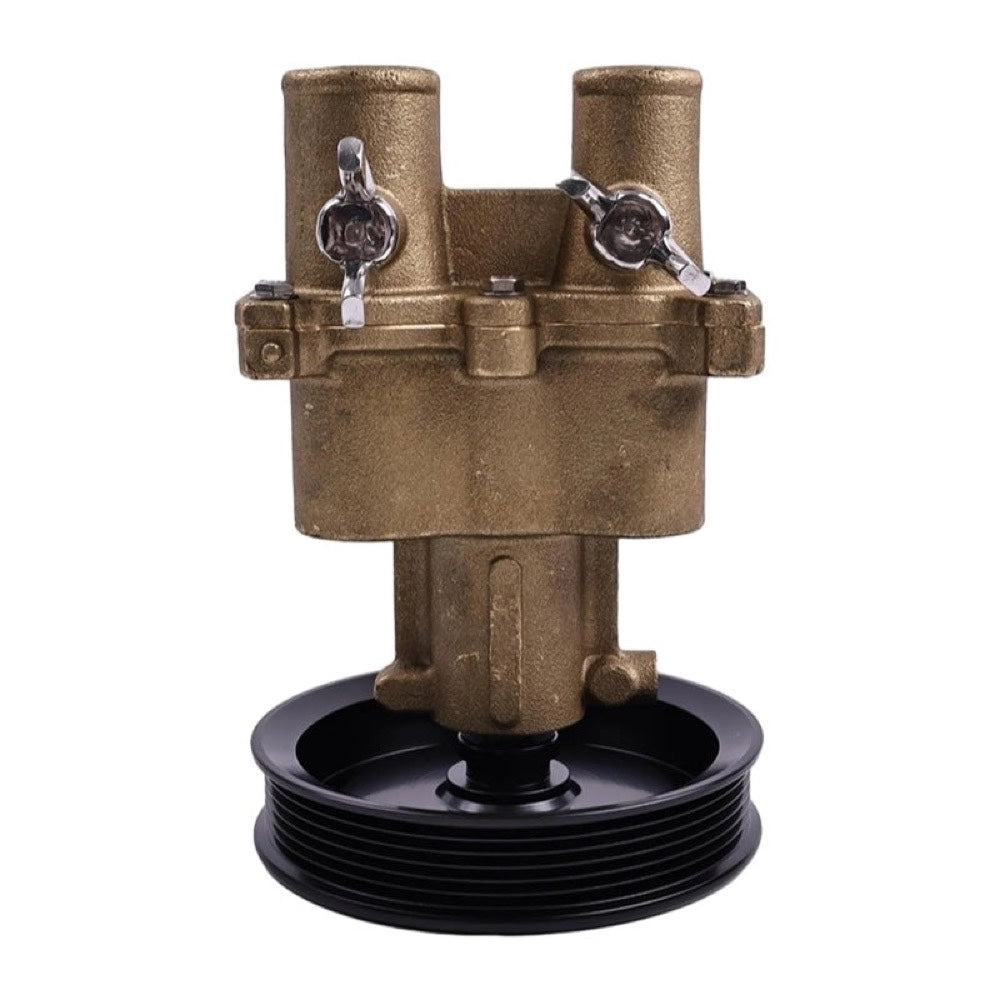Raw Sea Water Pump with Pulley 46-8M0118067 46-862914T10 468M0122655 fits Mercury Mercruiser Engine 4.3L 5.0L 5.7L 6.2L 350 357 383 MAG MPI