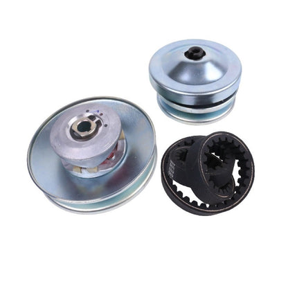 Rear Clutch Drive Pulley and Belt fits Coleman Go Kart KT196 CK196 196cc Torque Converter