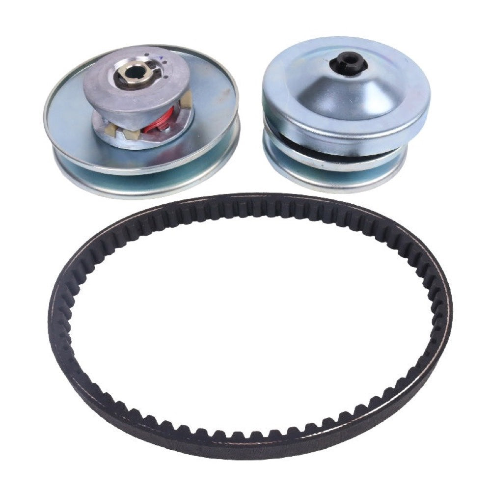 Rear Clutch Drive Pulley and Belt fits Coleman Go Kart KT196 CK196 196cc Torque Converter