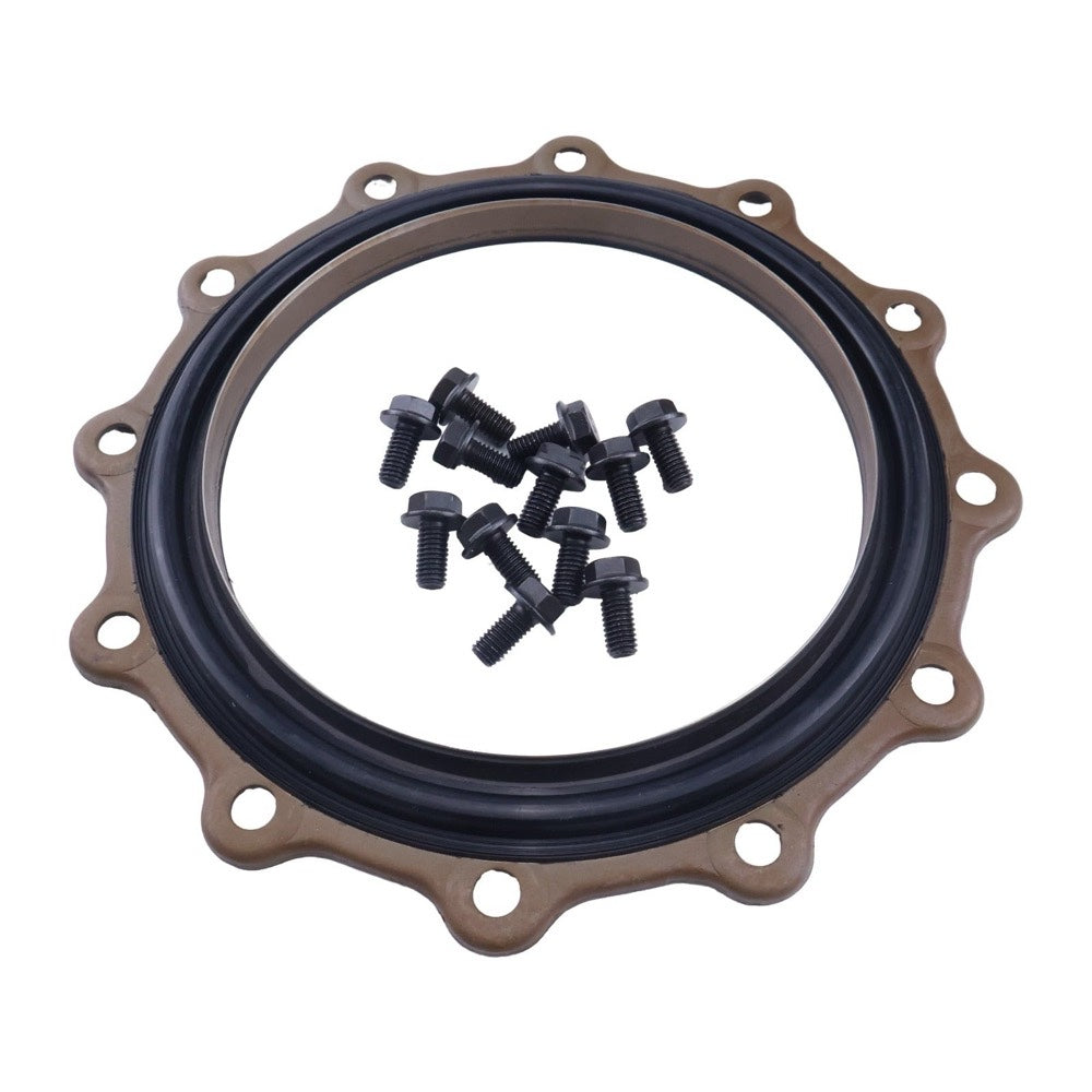 Rear Crankshaft Seal Kit 4089542 fits Cummins Engine ISM11 M11 QSM11 X15 ISM Hyundai Loader HL780-7A Excavator R450LC-7A R480LC-9 R500LC-7A R520LC-9
