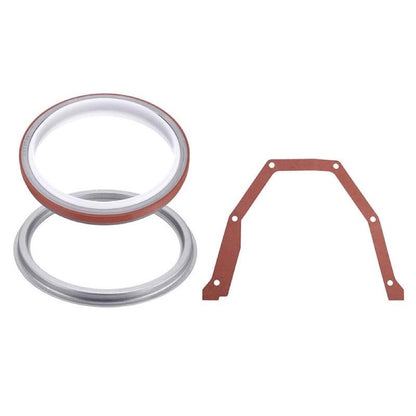 Rear Main Crankshaft Oil Seal kit 3925529 compatible with Cummins Engine 6C 4B 4BT 4BTA 6B 6BT 6BTA ISB 5.9L ISB6.7 ISB5.9 QSB
