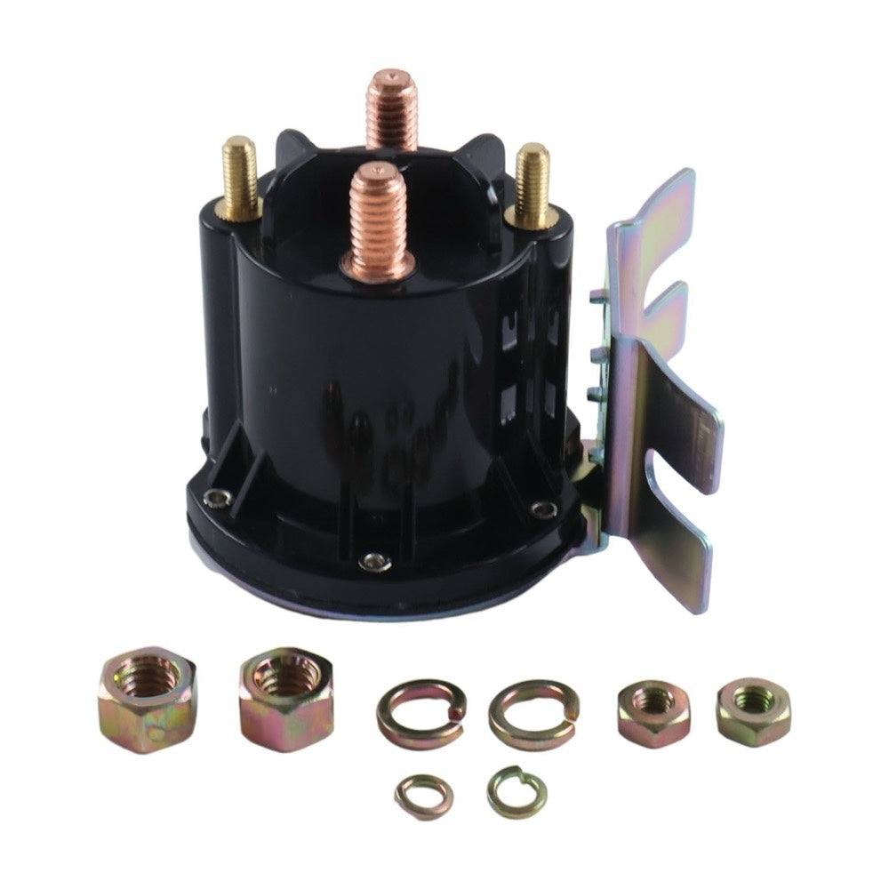 Relay Switch DC Contactor Solenoid 684-1261-212 compatible with Trombetta PowerSeal 4 Terminals Current 150A Max 800A with Nuts and Bolts