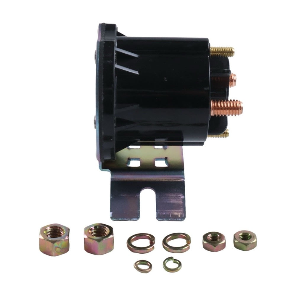 Relay Switch DC Contactor Solenoid 684-1261-212 compatible with Trombetta PowerSeal 4 Terminals Current 150A Max 800A with Nuts and Bolts