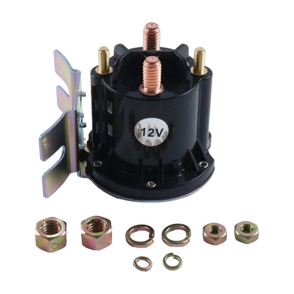 Relay Switch DC Contactor Solenoid 684-1261-212 compatible with Trombetta PowerSeal 4 Terminals Current 150A Max 800A with Nuts and Bolts