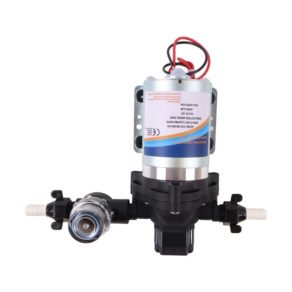 Replacement fits Shurflo 2088-443-144 12V 10A 3.5 GPM 45-PSI 1/2" MSPT Male Thread Diaphragm Pump