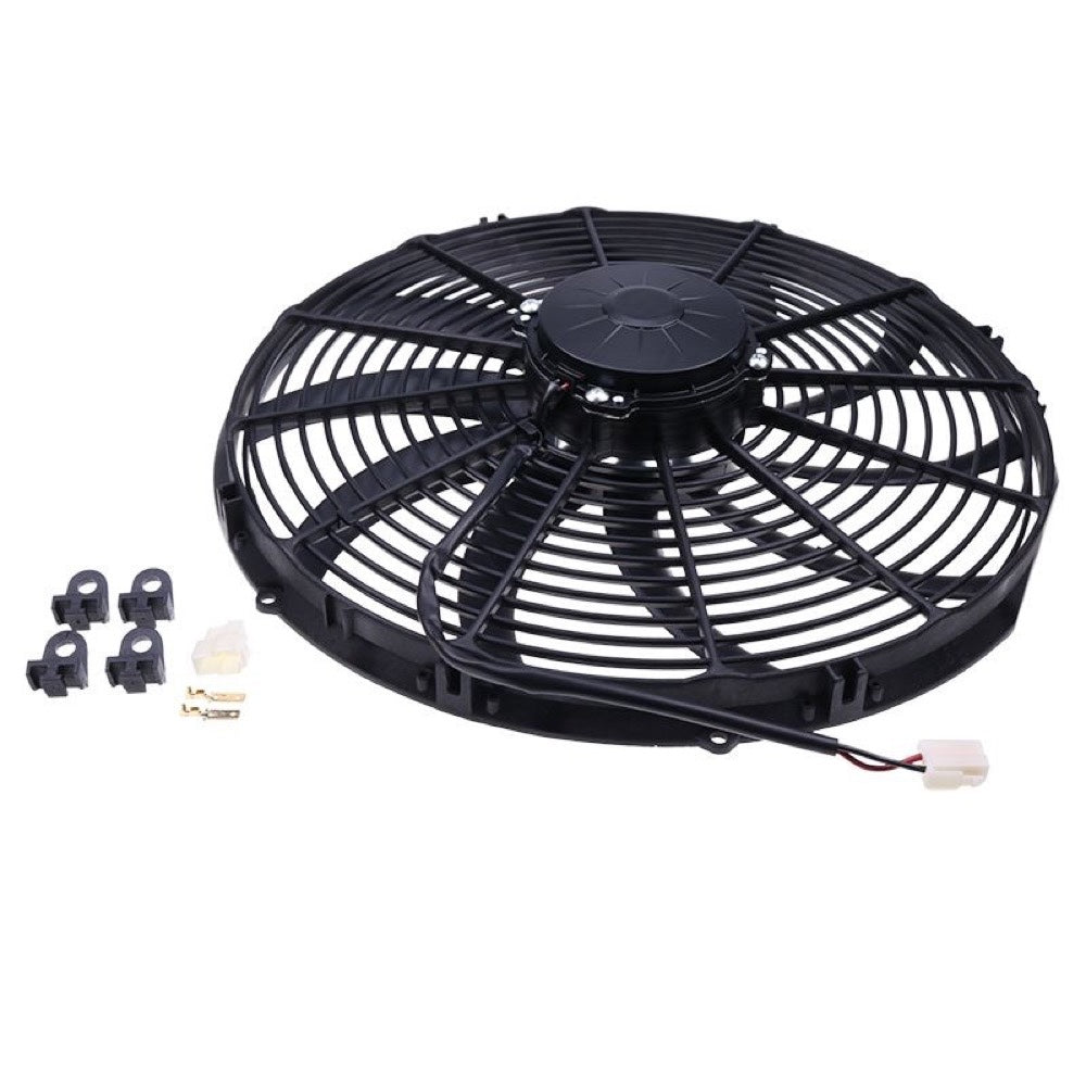 Replacement fits SPAL 12V 16.00" High Performance Pusher Fan 30102047 VA18-AP70/LL-86S Straight Blades