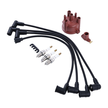 Rotor Distributor Cap Wires Kit 12581-68650 12691-67540 compatible with Kubota Engine WG750 WG600