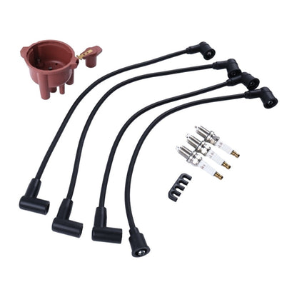 Rotor Distributor Cap Wires Kit 12581-68650 12691-67540 compatible with Kubota Engine WG750 WG600