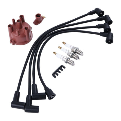 Rotor Distributor Cap Wires Kit 12581-68650 12691-67540 compatible with Kubota Engine WG750 WG600