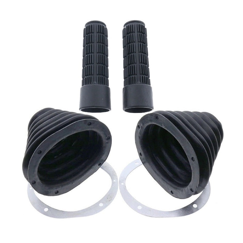 Rubber Steering Boots & Grips Kit 6532127 6702621 fits Bobcat Loader 753 763 773 863 S175 S185 S205 S250