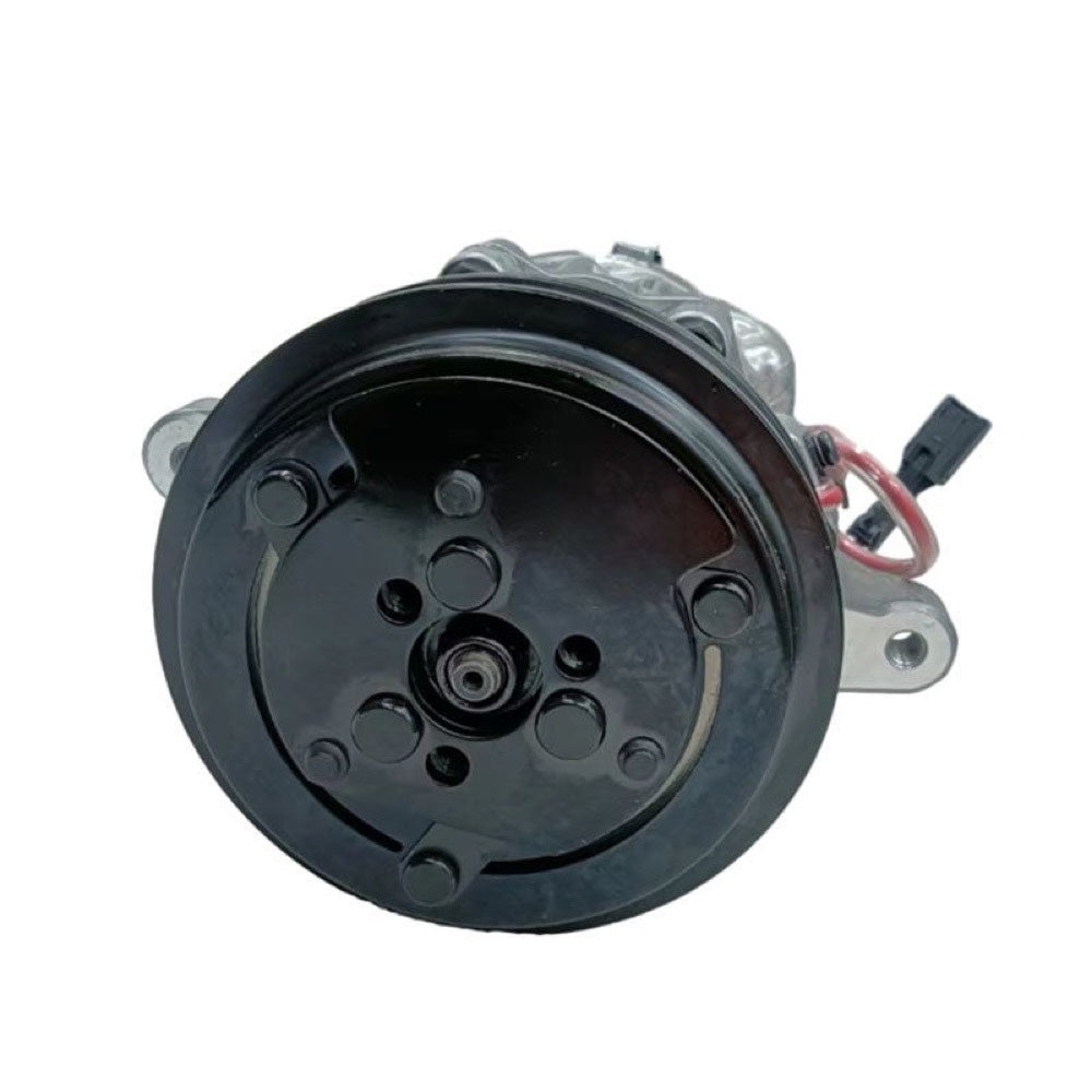 SD7B10 12V A/C Compressor FYD00007143 suitable for John Deere 30G 30P 35G 35P 50G 50P Hitachi ZAXIS30U-5N ZAXIS35U-5N ZAXIS50U-5N