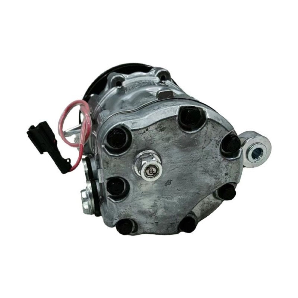 SD7B10 12V A/C Compressor FYD00007143 suitable for John Deere 30G 30P 35G 35P 50G 50P Hitachi ZAXIS30U-5N ZAXIS35U-5N ZAXIS50U-5N