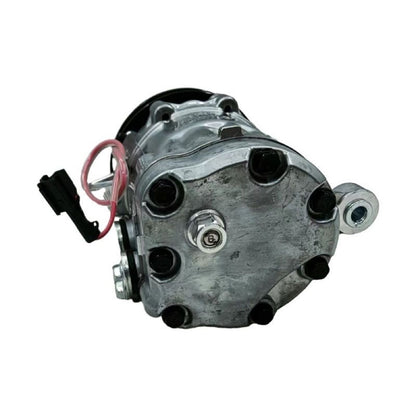 SD7B10 12V A/C Compressor FYD00007143 suitable for John Deere 30G 30P 35G 35P 50G 50P Hitachi ZAXIS30U-5N ZAXIS35U-5N ZAXIS50U-5N