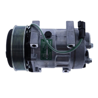 SD7H15 A/C Compressor VOE11412631 VOE15082727 fits Volvo Excavator EC330 EC350D EC360 EC460 EC700