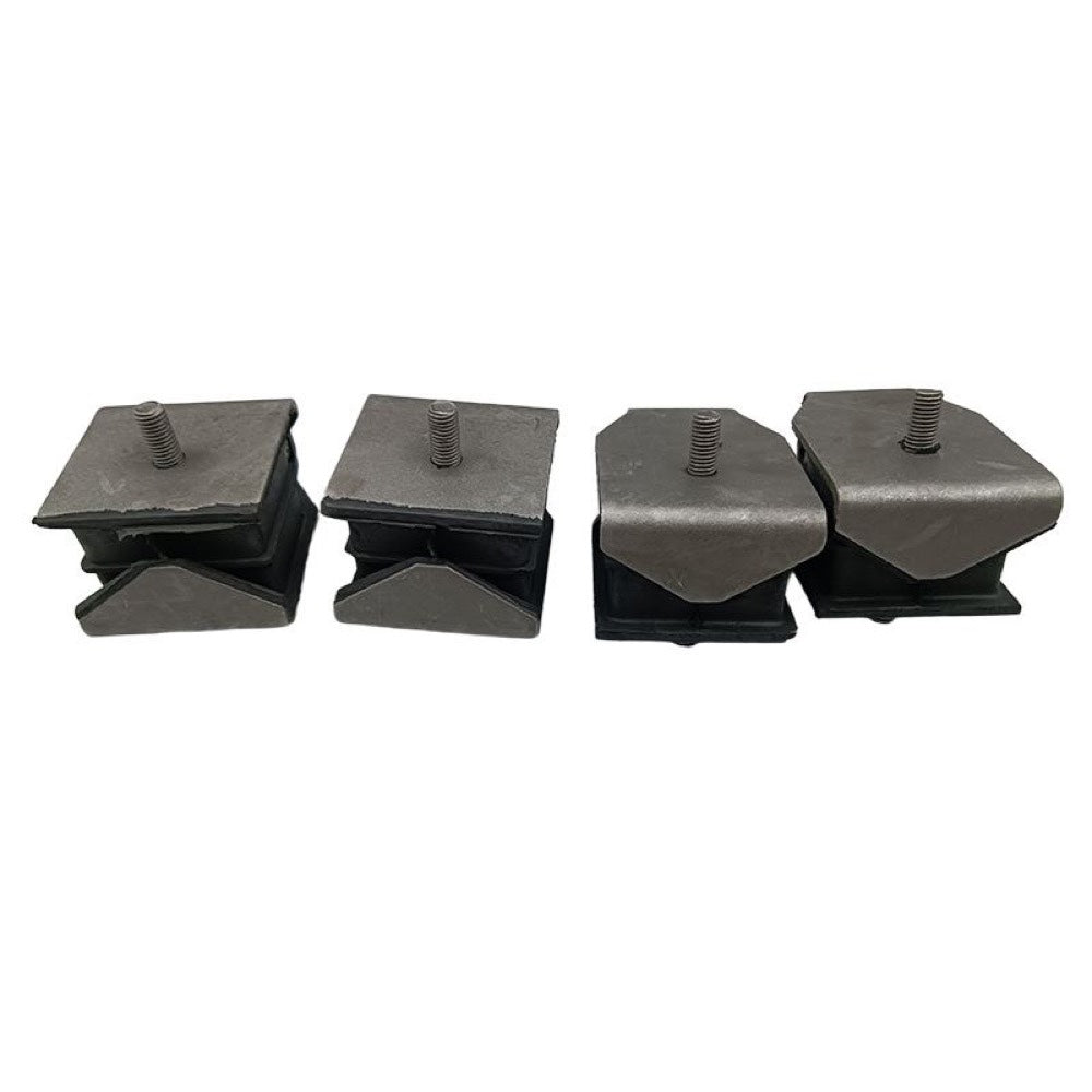 Set of 4 pcs Engine Mount 20T-01-71310 for use with Komatsu WA30-5 WA20-2 PC25-1 WA50-3 WA40-3 PC30-7 PC45 PC40R-7 PC38UU-2