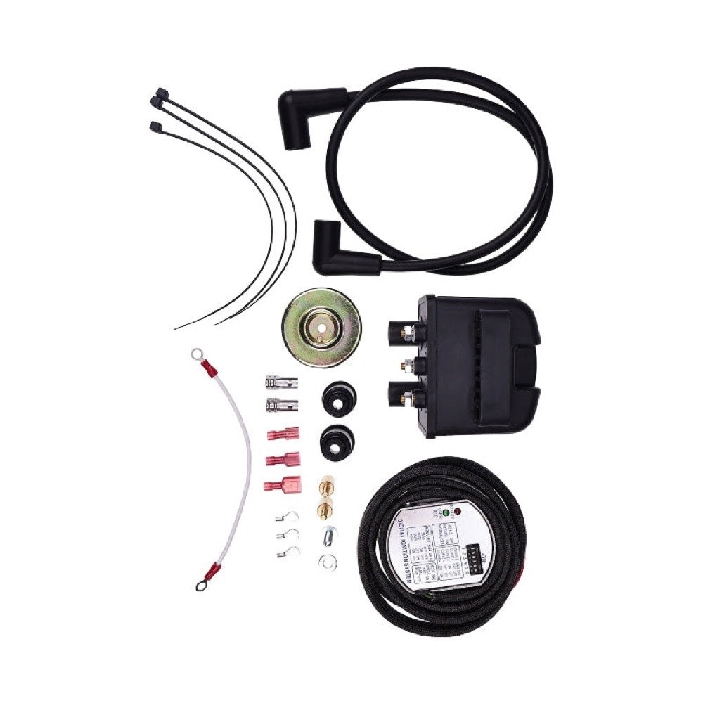 Single Fire Programmable Ignition Kit 53-660 compatible with Harley-Davidson Engine Shovelhead Evolution Big Twin & XL 70-99