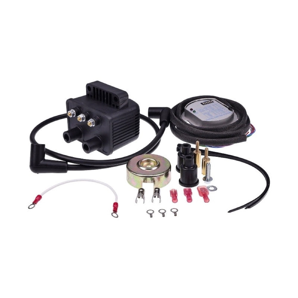 Single Fire Programmable Ignition Kit 53-660 compatible with Harley-Davidson Engine Shovelhead Evolution Big Twin & XL 70-99