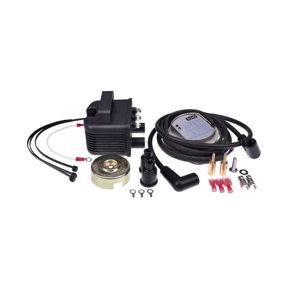 Single Fire Programmable Ignition Kit 53-660 compatible with Harley-Davidson Engine Shovelhead Evolution Big Twin & XL 70-99
