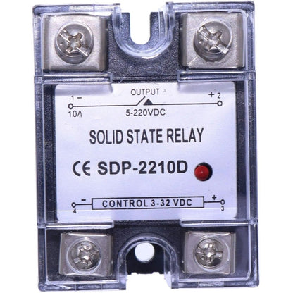 Solid State Relay SSR DC-DC 10A 3-32VDC/5-220VDC 10A Replace Crydom D1D12/D2D12
