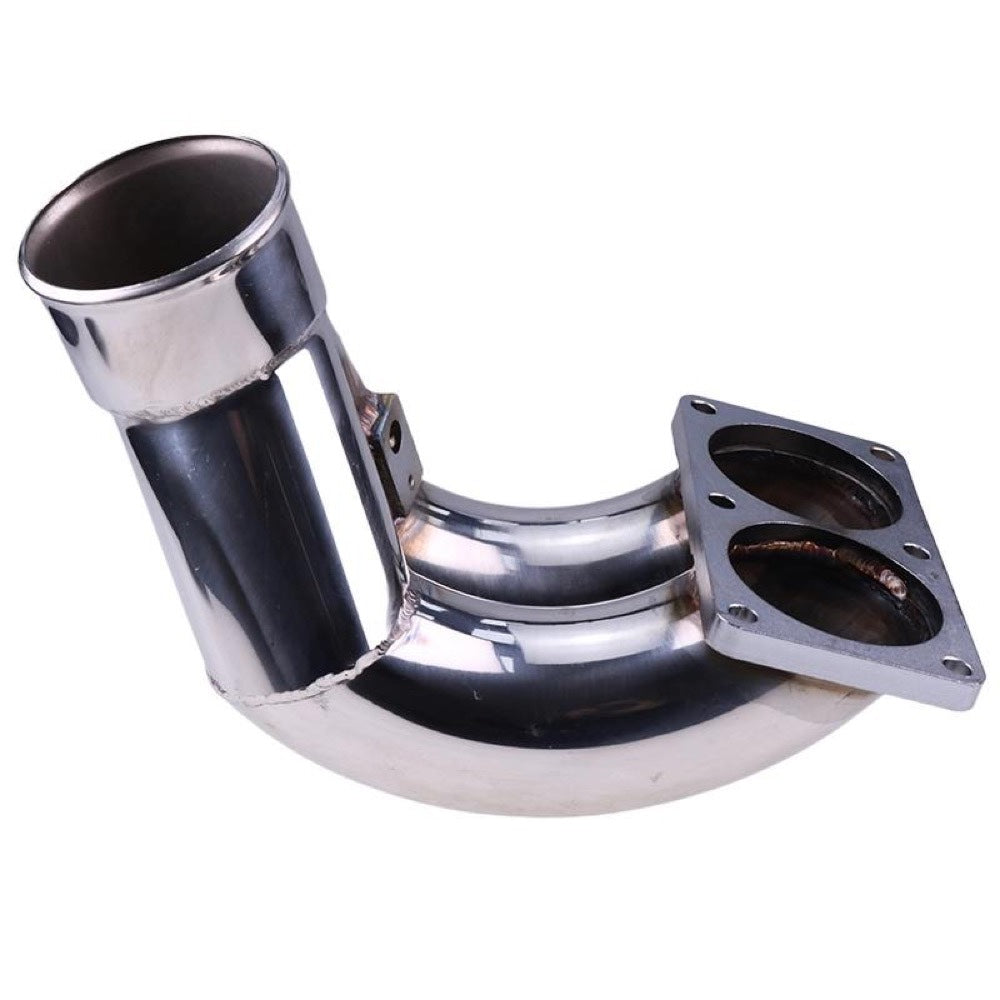 Stainless Steel 3.5" Raw Intake Elbow DGCM0718 fits 07.5-18 Dodge Cummins Engine 6.7 6.7L