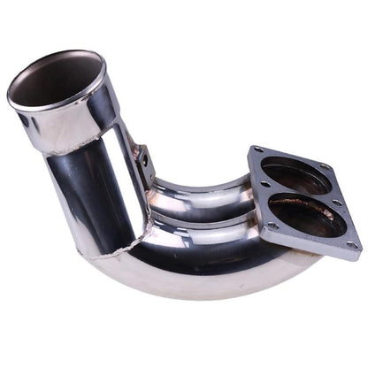 Stainless Steel 3.5" Raw Intake Elbow DGCM0718 fits 07.5-18 Dodge Cummins Engine 6.7 6.7L