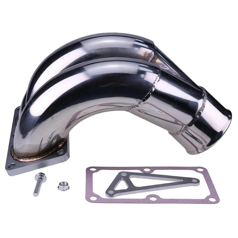 Stainless Steel 3.5" Raw Intake Elbow DGCM0718 fits 07.5-18 Dodge Cummins Engine 6.7 6.7L