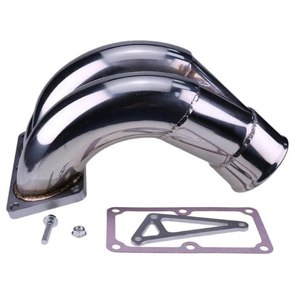 Stainless Steel 3.5" Raw Intake Elbow DGCM0718 fits 07.5-18 Dodge Cummins Engine 6.7 6.7L