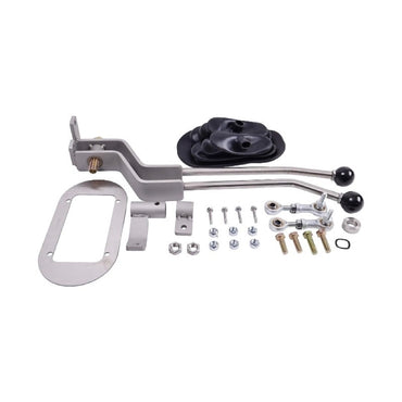 Stainless Twin-Stick Shifter With Boot NP205GM8 compatible with GM NP205 8-Bolt Transfer Case