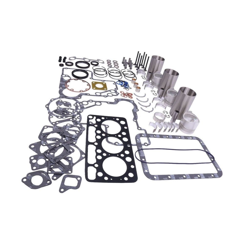 Standard Overhaul Rebuild Kit compatible with Kubota Engine D750 D750B D750-B Tractor B1200 B7100 B5100D-P B5200D B5200E B1702DT