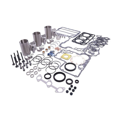 Standard Overhaul Rebuild Kit compatible with Kubota Engine D750 D750B D750-B Tractor B1200 B7100 B5100D-P B5200D B5200E B1702DT