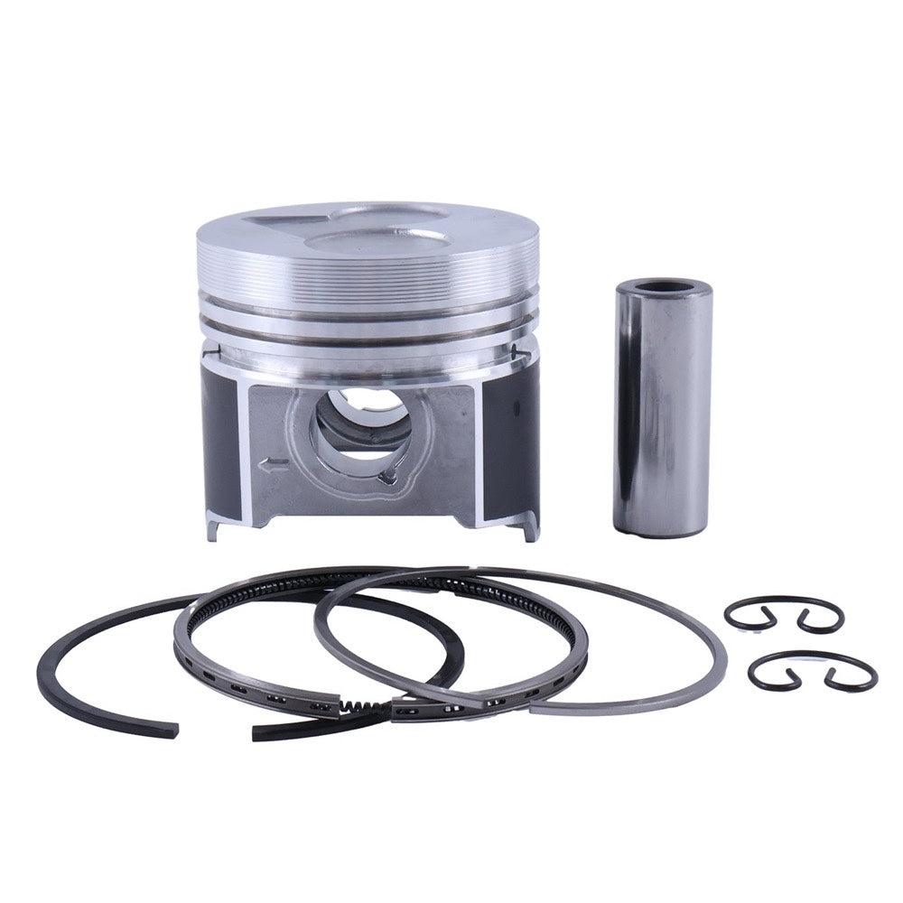 Standard Piston With Ring 1G868-21110 compatible with Kubota Engine V2403 IDI Tractor L3830D BX2670 M7060D Loader R520S1T3 Excavator KX018-4