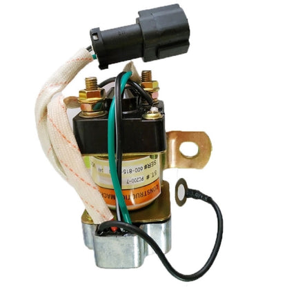 Starter Relay 600-815-8940 600-815-8941 fits Komatsu Excavator PC120-6 PC130-6 PC200-6 PC200LC-7 PC220-6