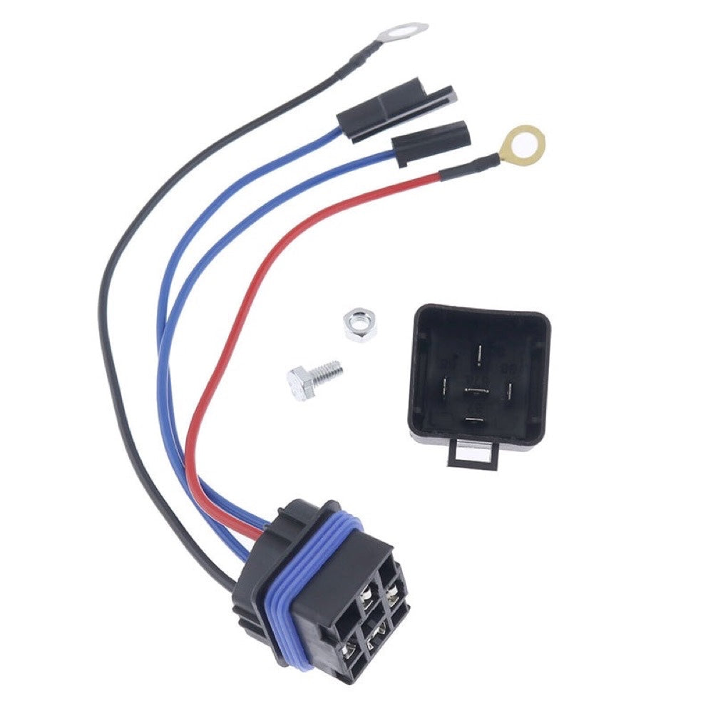 Starter Relay Kit AM107421 for use with Kawasaki Engine FC420V John Deere Tractor 130 160 165 170 175 180 185 316 Mower GX75 GX95 RX63 SX75 SX95 SRX75 SRX95