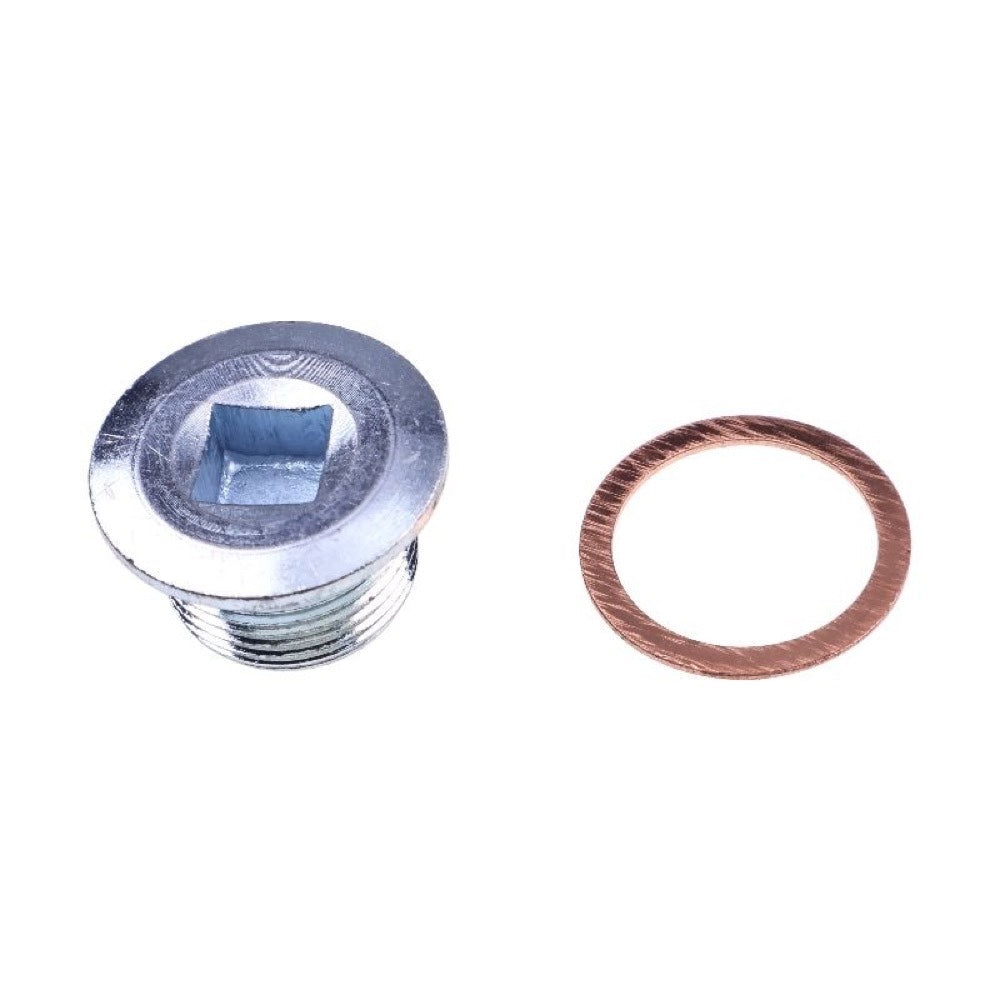 Threaded Plug With Sealing Washer 3282266 5528109 3287561 suitable for Cummins Engine QSB5.9 ISF3.8 QSF2.8 ISB4.5 B5.9 Hyundai Loader HL730-7A HL740-9 HL760-9