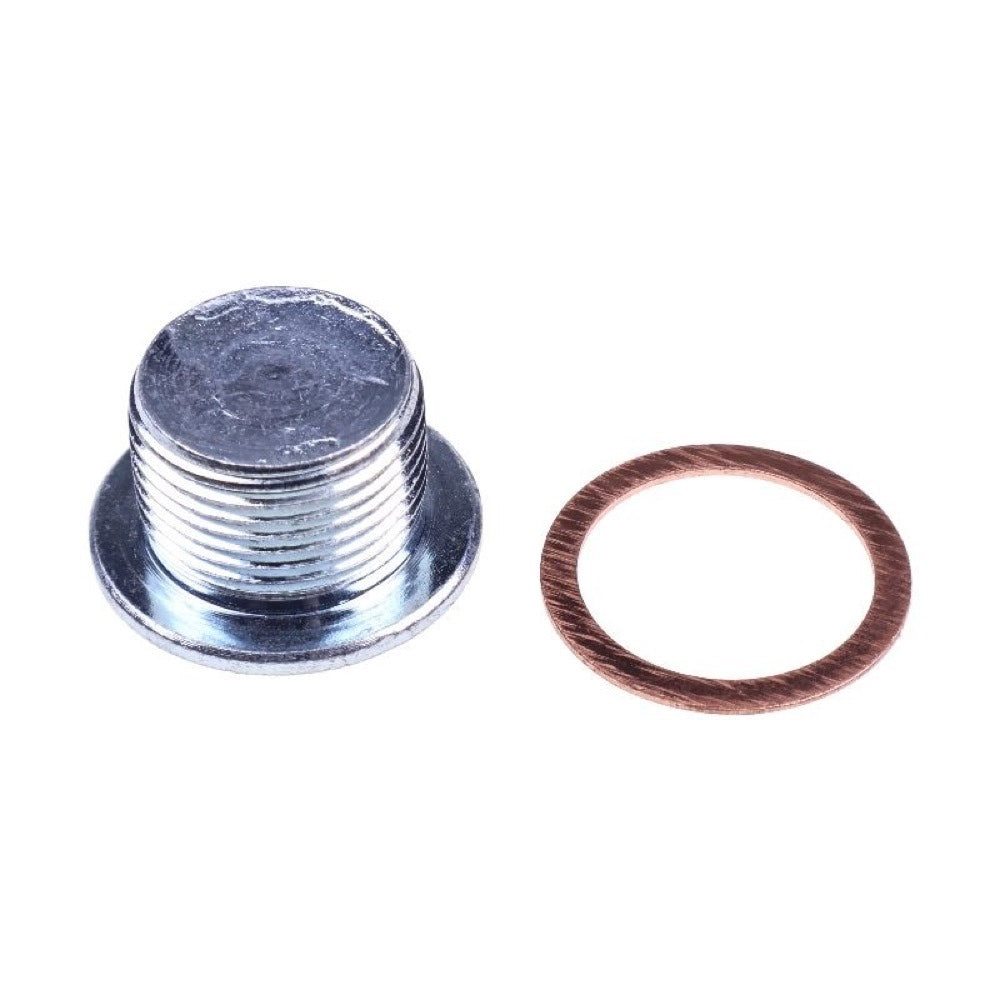 Threaded Plug With Sealing Washer 3282266 5528109 3287561 suitable for Cummins Engine QSB5.9 ISF3.8 QSF2.8 ISB4.5 B5.9 Hyundai Loader HL730-7A HL740-9 HL760-9